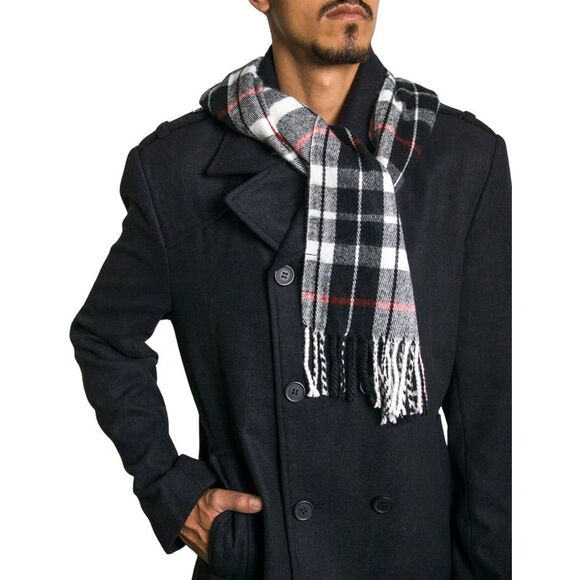 Alpine Swiss Mens Scarf Softer Than Cashmere Scarves Plaids Womens Winter Shawl - Picture 2 of 7